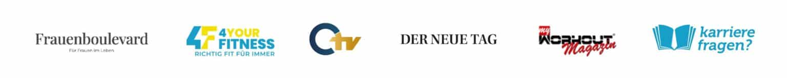 Logos von Medienunternehmen
